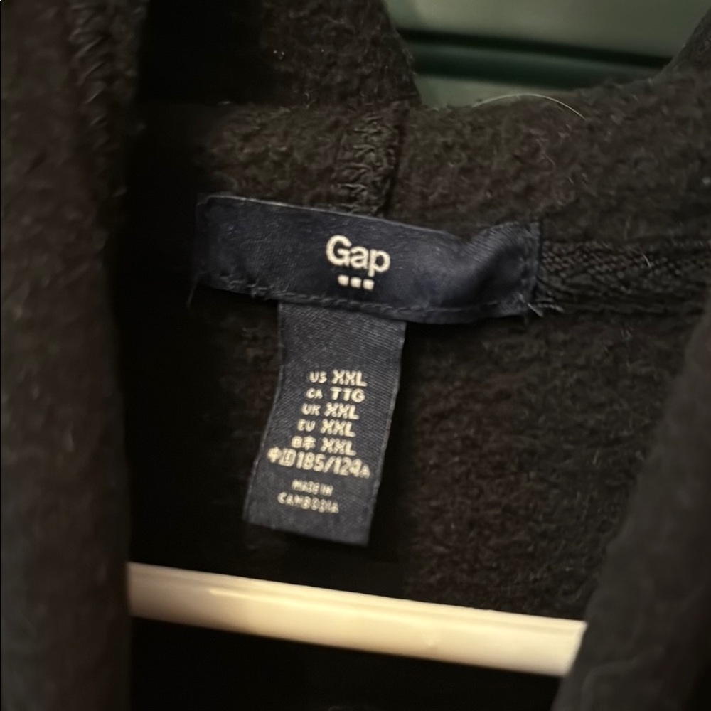 GAP Black Hoodie with Embroidered Logo - Picture 2 of 2